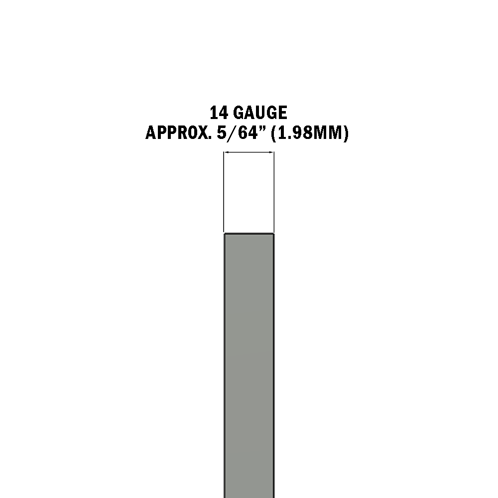 63-430-0 MODULAR SOLUTIONS SOLID STEEL PANEL 14 GAGE (4 FT X 8 FT)